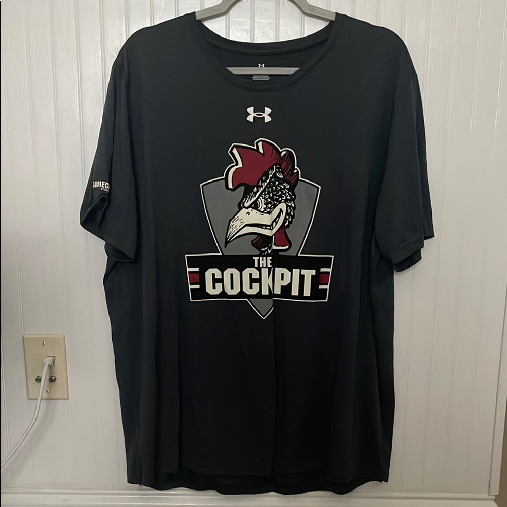 University of South Carolina Cockpit Under Armour Dark Gray Short Sleeve Tee